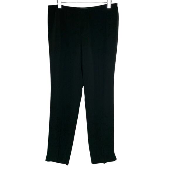 Lafayette 148 Size 12 Black High Rise Ankle Pants Trousers Tapered Capsule - Picture 1 of 9